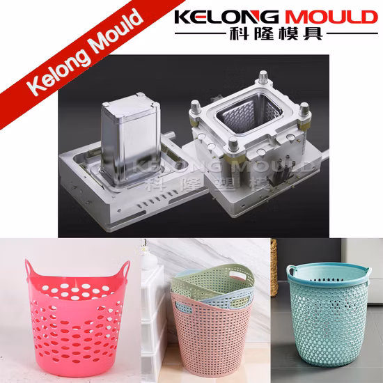 Taizhou Huangyan Custom Plastic Injection Moulding Household Rattan Storage Basket Mould