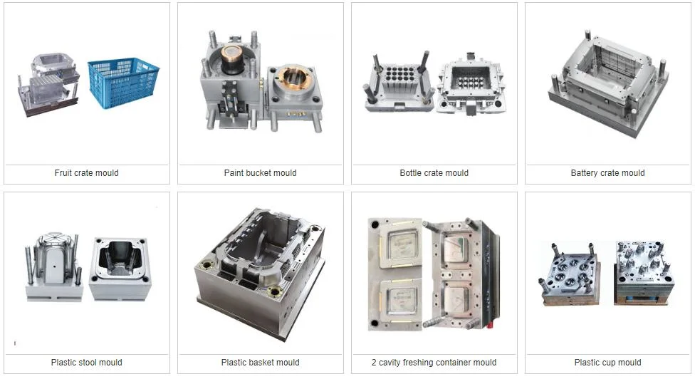 Used Plastic Square Crate Mold Second Hand Chicken Logistids Crate Injection Mould