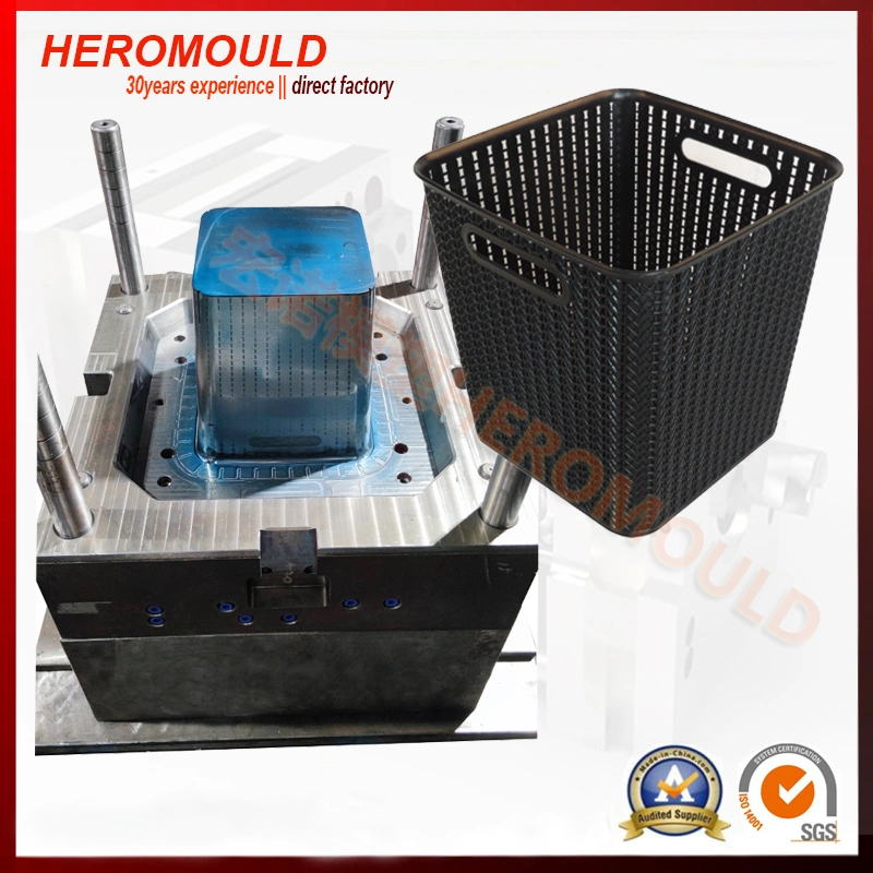 Plastic Injection Mould Plastic Rattan Storage Basket Mould Plastic Rattan Basket Mould Plastic Household Products Mould Heromould