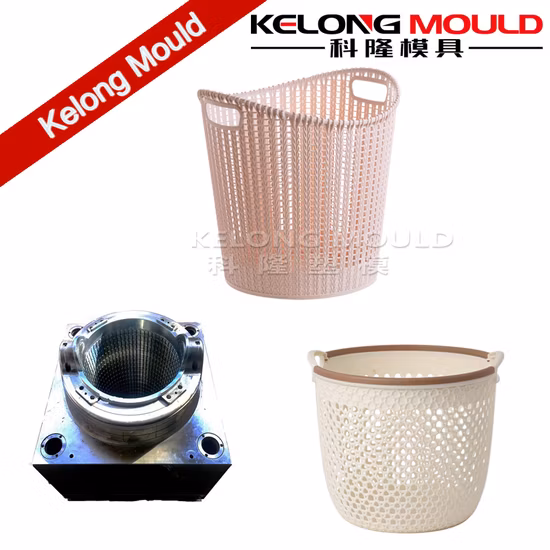 Taizhou Huangyan Custom Plastic Injection Moulding Household Rattan Storage Basket Mould