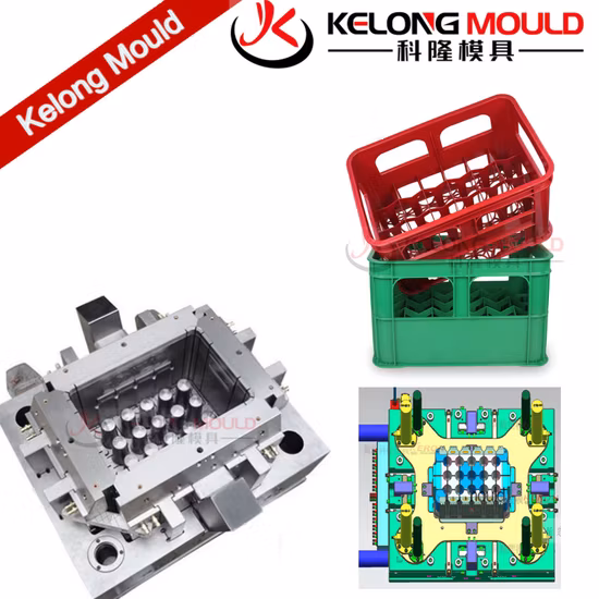 Plastiktransport-Bierflaschen-Kistenform-Getränkebehälter-Spritzgussform